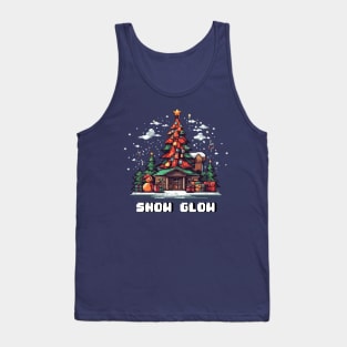 Pixelized warm home christmas Tank Top